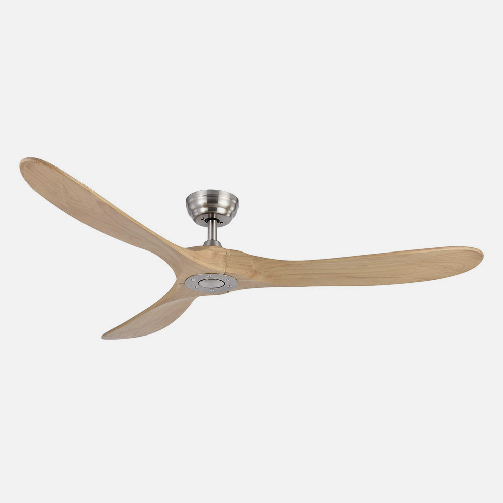 Ventilador Dc Marin Niquel 3 Aspas Haya Sin Luz 6 Velocidades 152d Temporizador Y Remoto 24_3