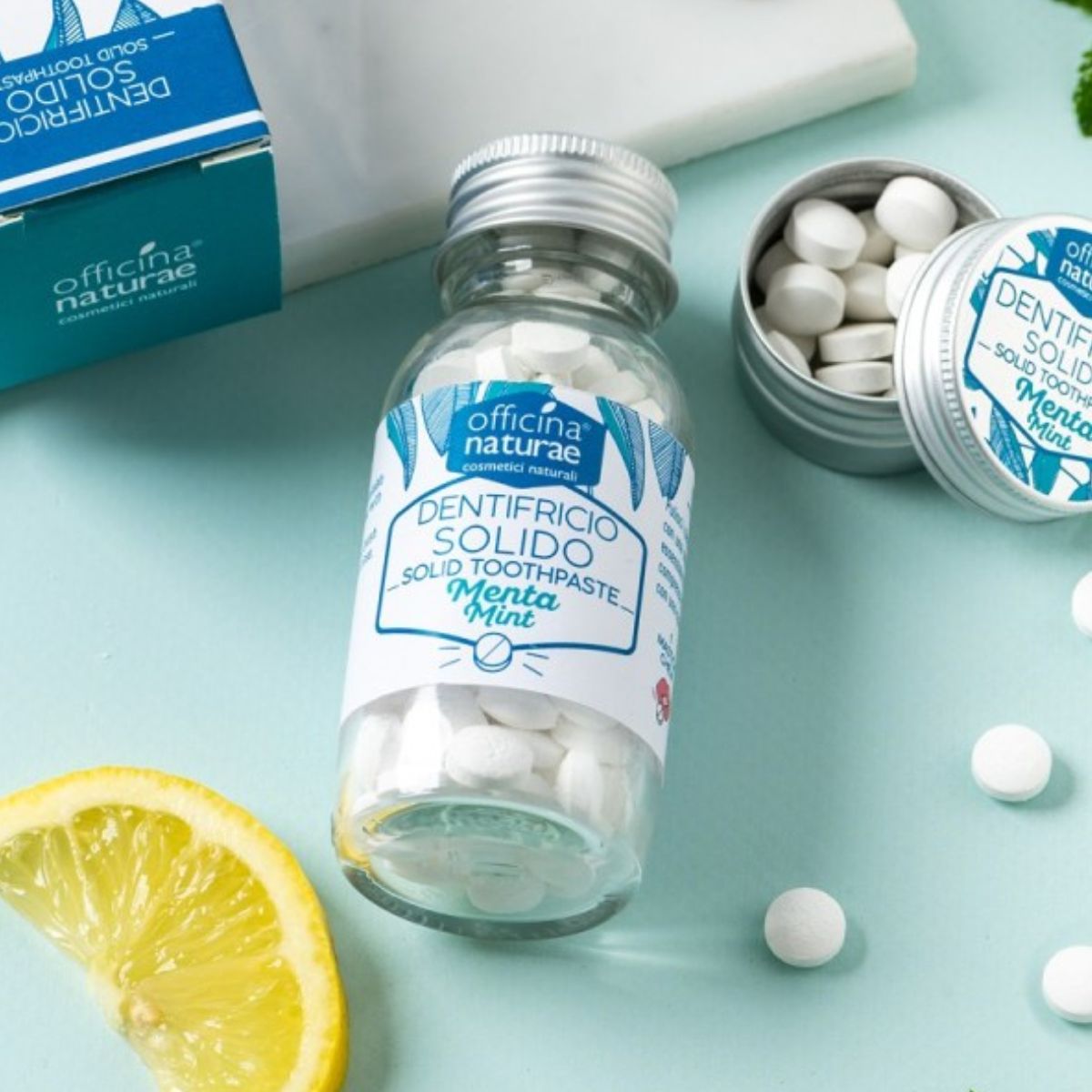 Dentifrico en pastillas de limón 115 pz. Ecologico Officina Naturae