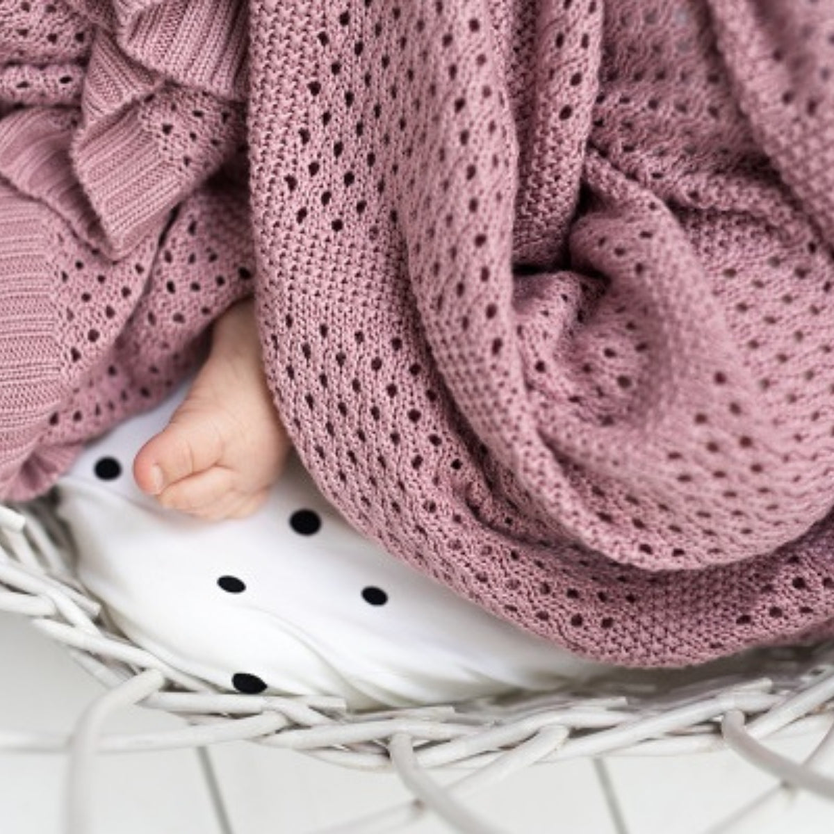 Manta De Bebe Light Bambú Pink