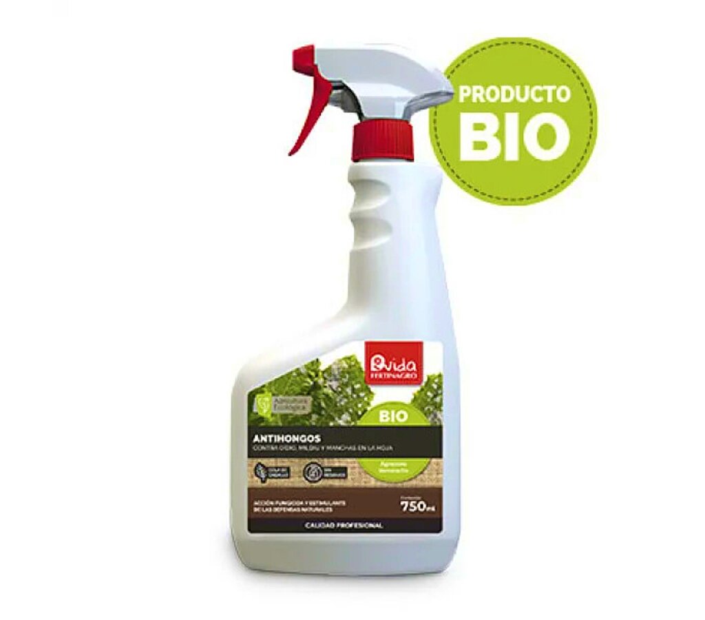 Antihongos Bio 750ml Contra Oídio, Mildiu Y Manchas En La Hoja