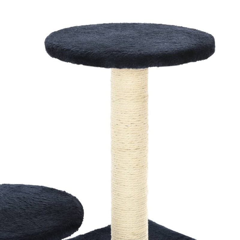 Vidaxl Rascador Para Gatos Con Poste De Sisal Azul Oscuro 60 Cm_5