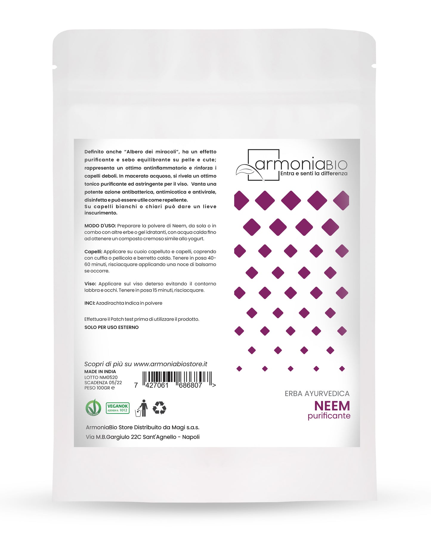 Polvo Neem Armoniabio 100g_1