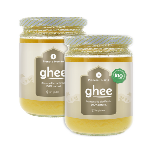 Pack 2x Ghee mantequilla clarificada ECO Planeta Huerto 350 gr