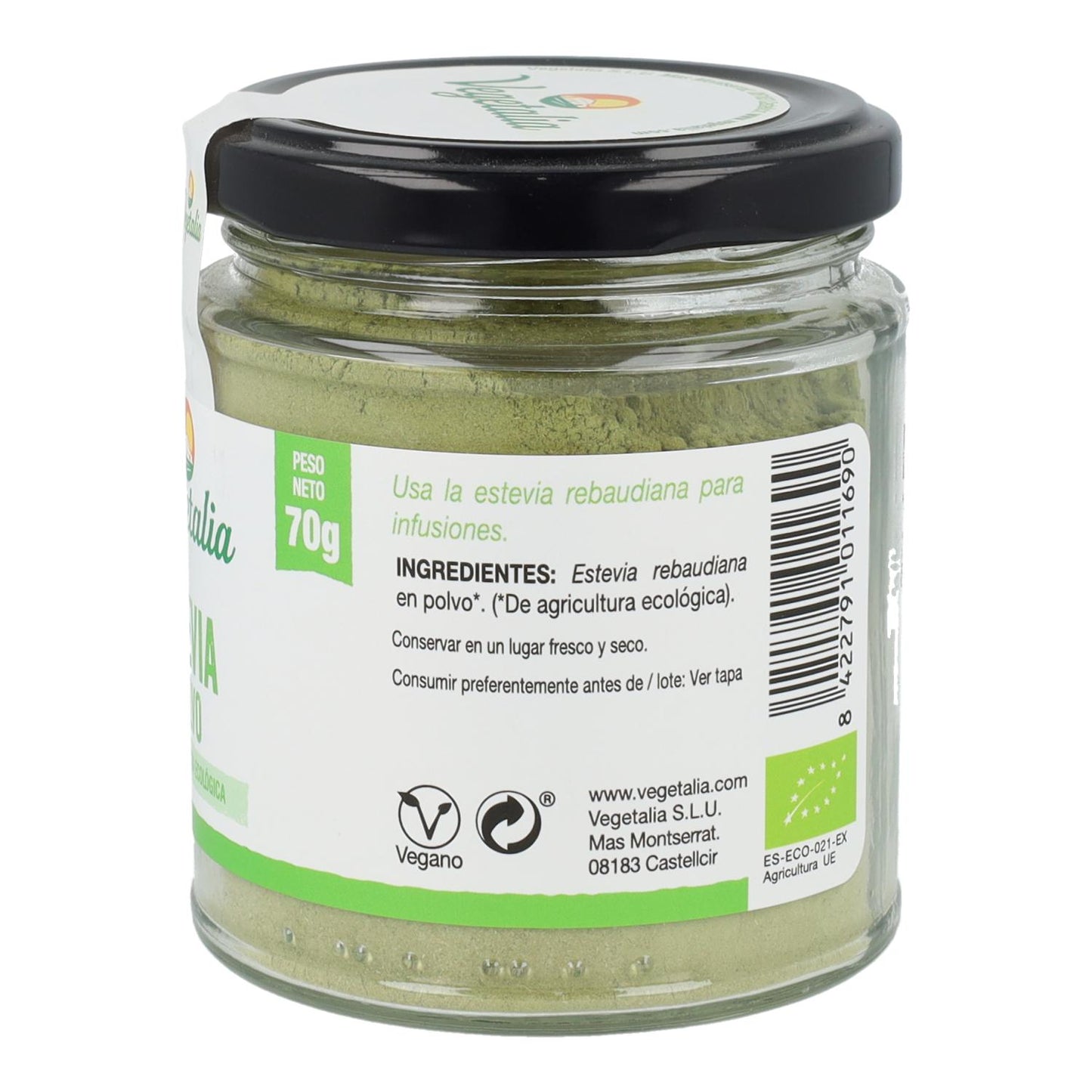 Stevia en Polvo Bio Vegetalia 70 gr