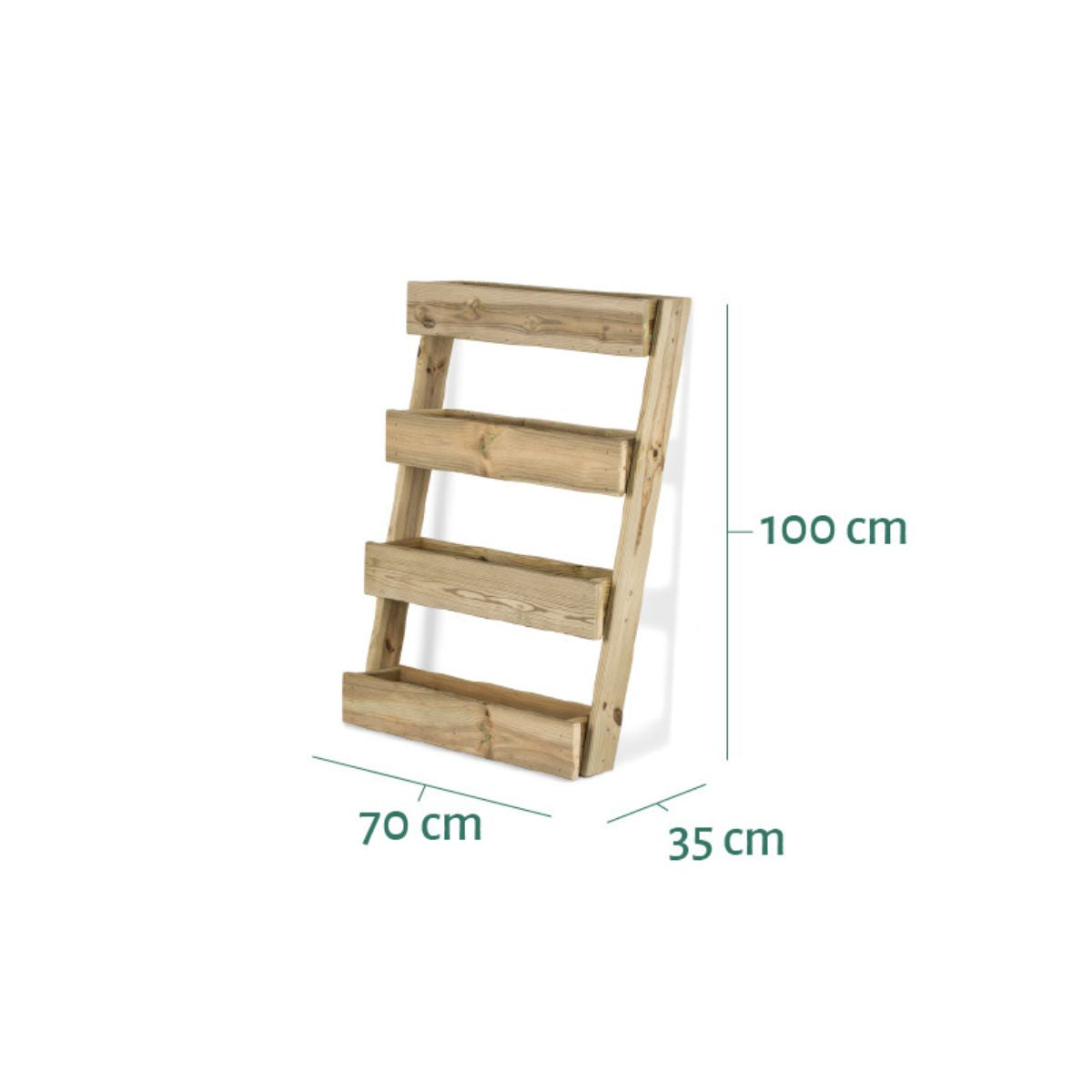 Jardín vertical suelo Stand Line Floor 4 Bandejas Hortalia