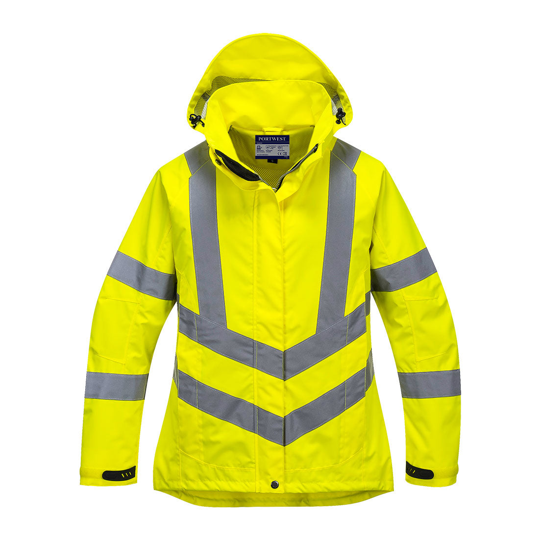Chaqueta Impermeable Y Transpirable De Alta Visibilidad Para Mujer / Xxl / Amarillo_0