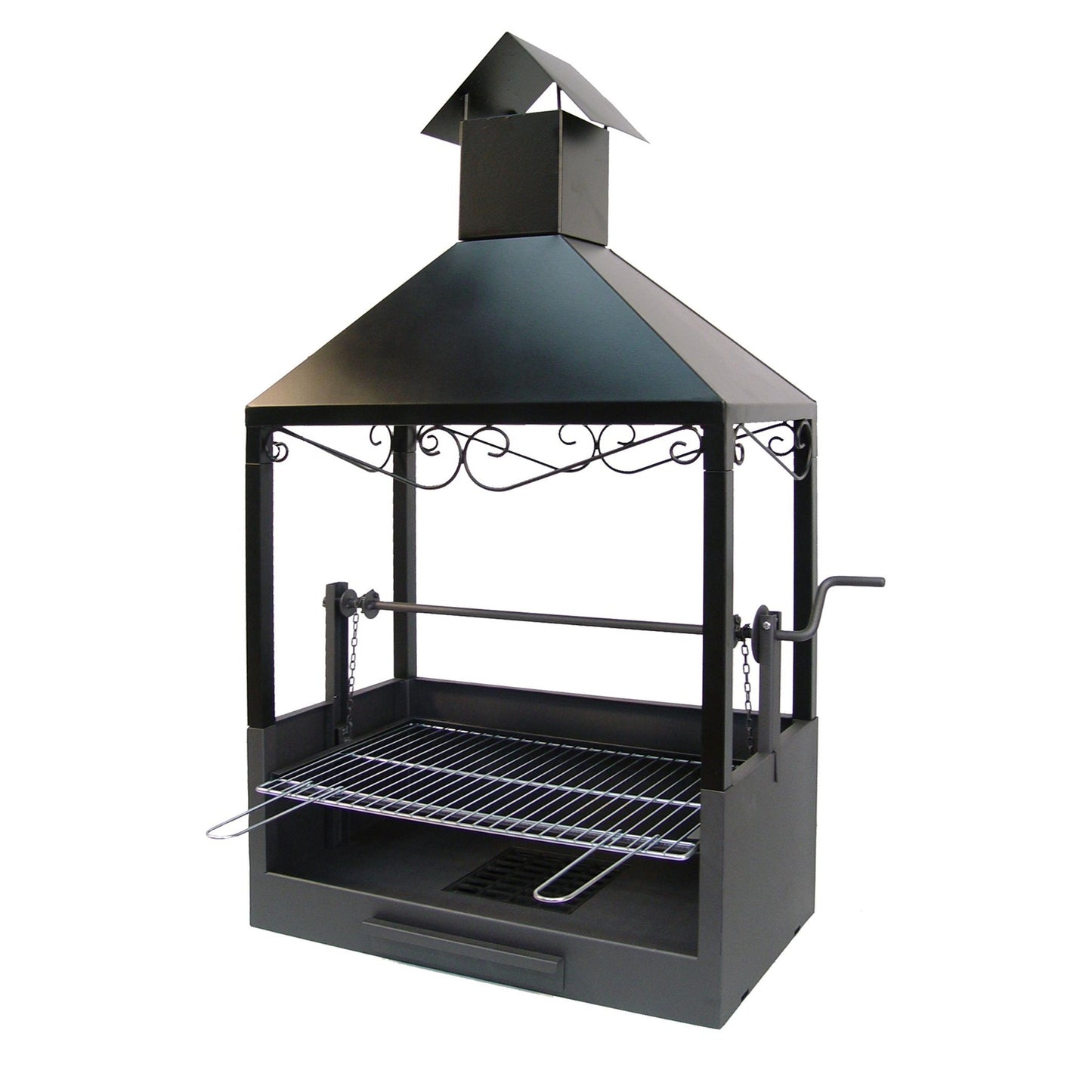 Cajón Barbacoa con Chimenea con Parrilla Cincada Imex el Zorro