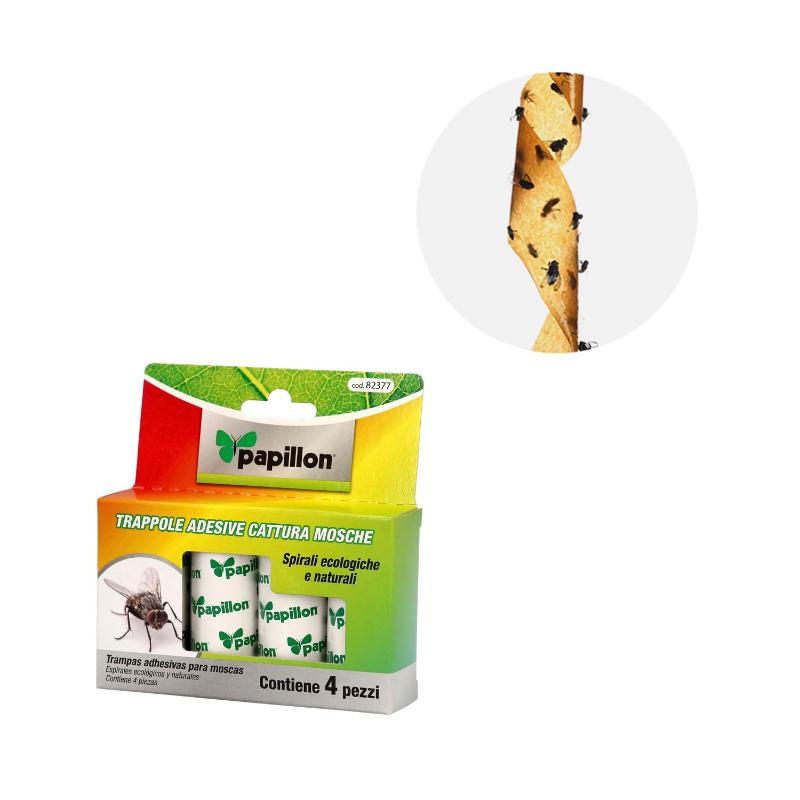 Trampa Para Moscas (4 Unidades) Atrapamoscas, Tiras Atrapamoscas, Tiras Atrapadoras De Moscas, Tiras Pegamento Moscas / Insectos_1