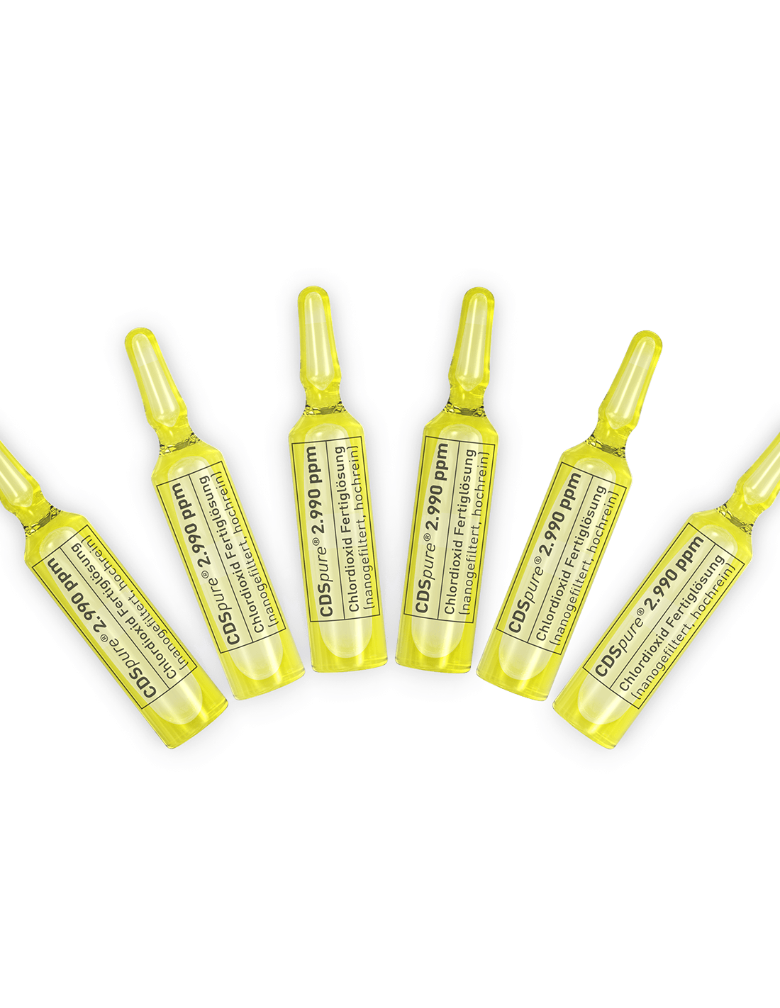 Aquarius Pro Life - Cdspure : Solución De Dióxido De Cloro 6x5ml En Ampollas De Vidrio