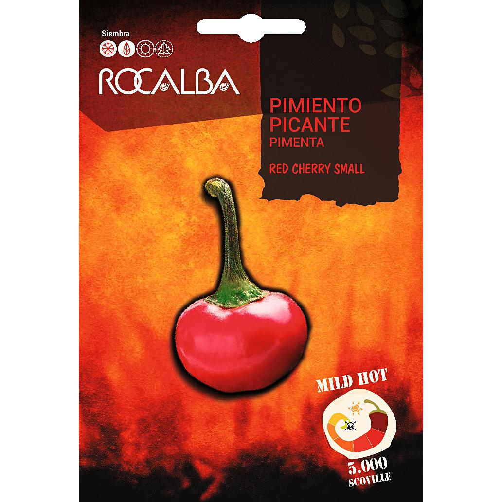 Semillas Pimiento Picante Red Cherry Small Rocalba