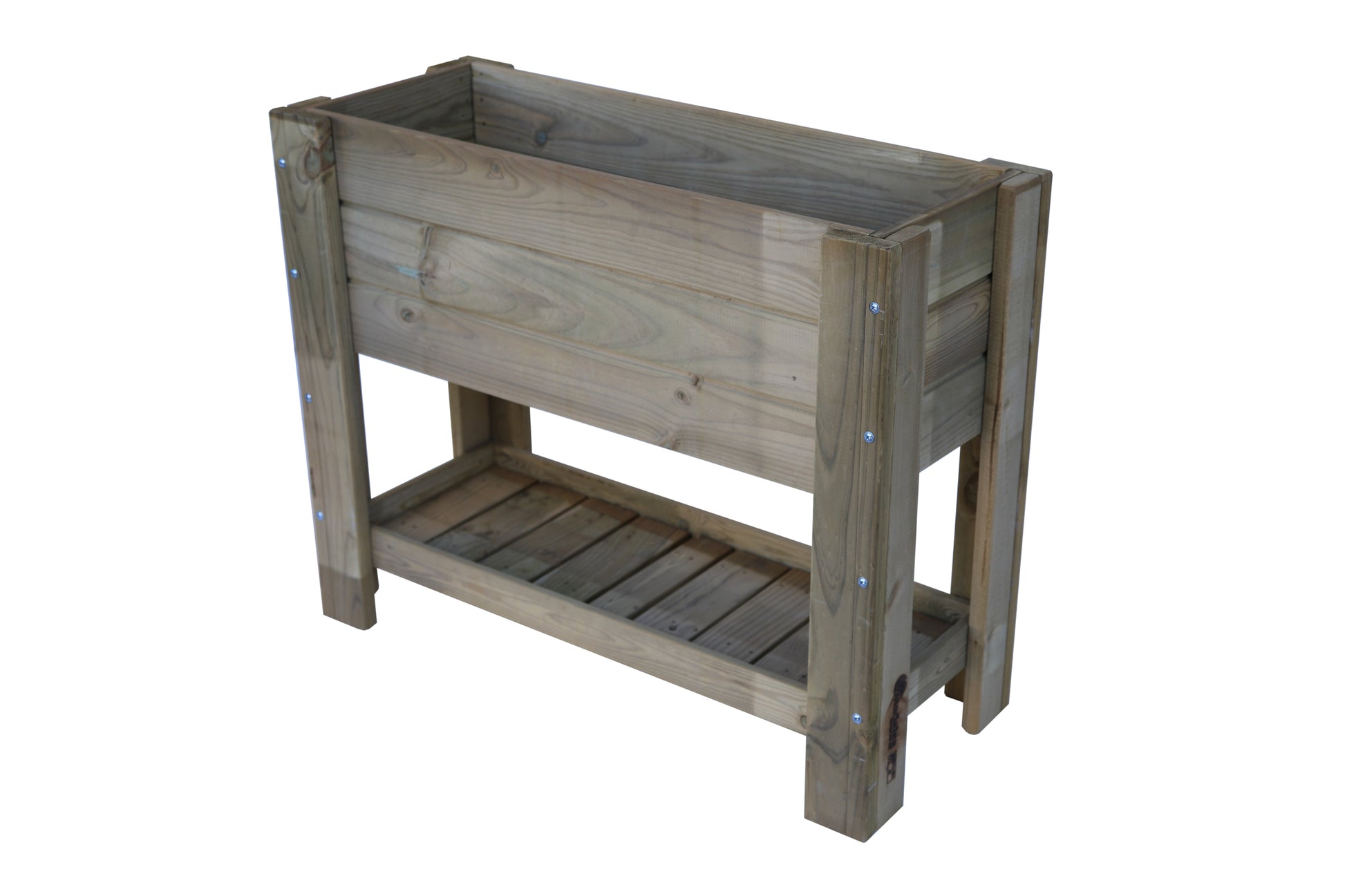 Mesa De Cultivo De Madera 99x39x80 Cm 80l El Sotillo Natural Madelea..