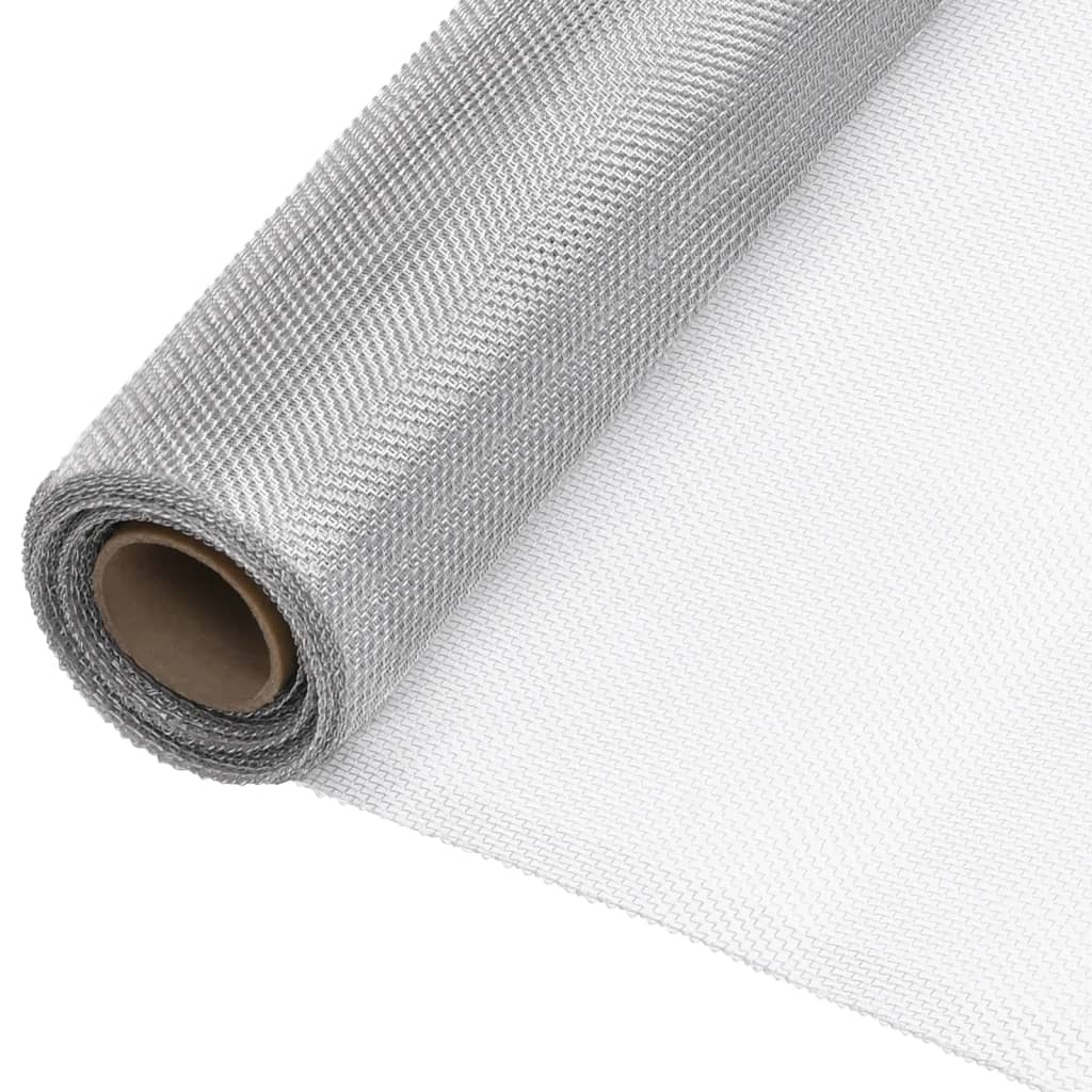 Malla Mosquitera De Aluminio Plateada 60x2000 Cm / Vetonek_4
