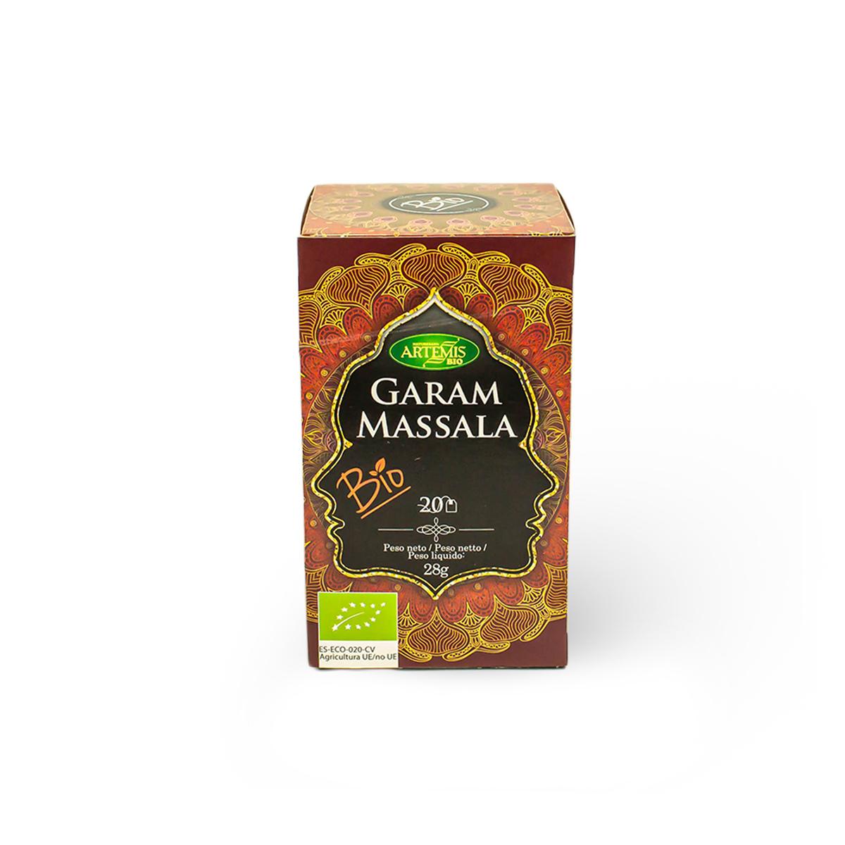 Garam Massala Artemis 20 filtros.
