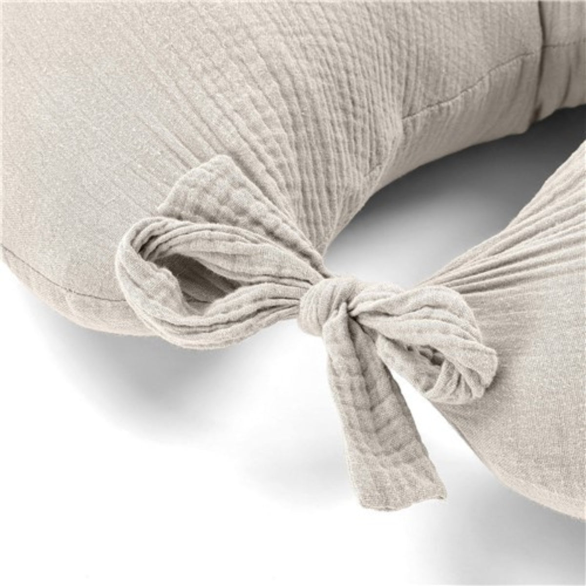 Cojín De Lactancia Muselina Con Fibra De Silicona Beige