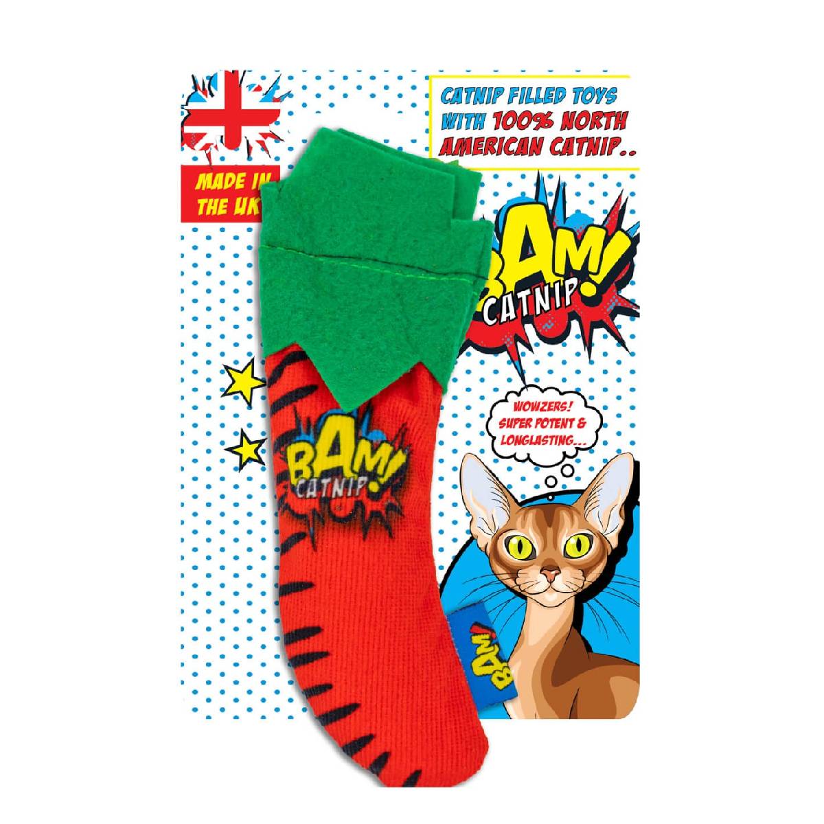Juguete para gatos Pepper con catnip BAM!