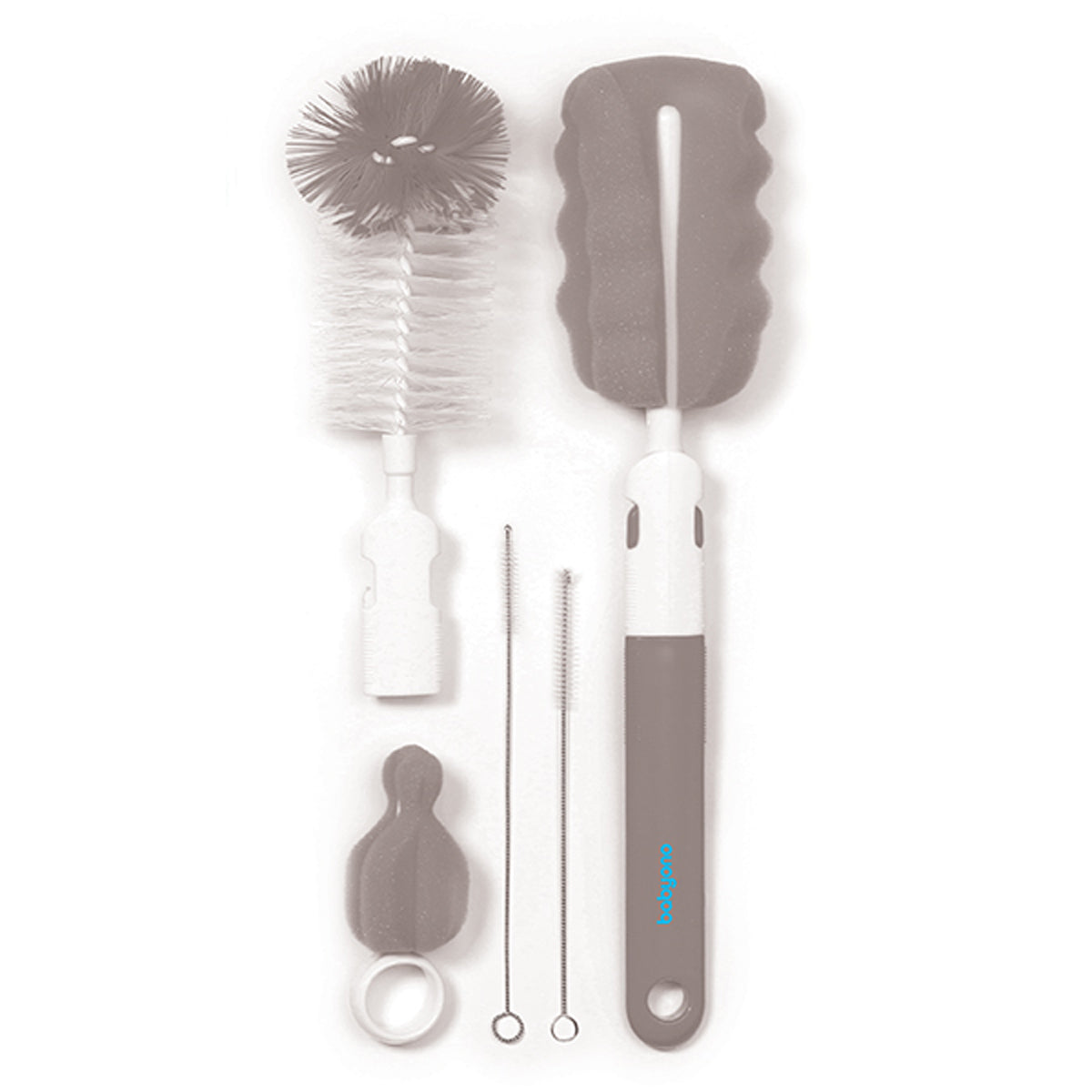 Set Cepillos Y Esponjas Limpia Biberones Y Tetinas Grey_0