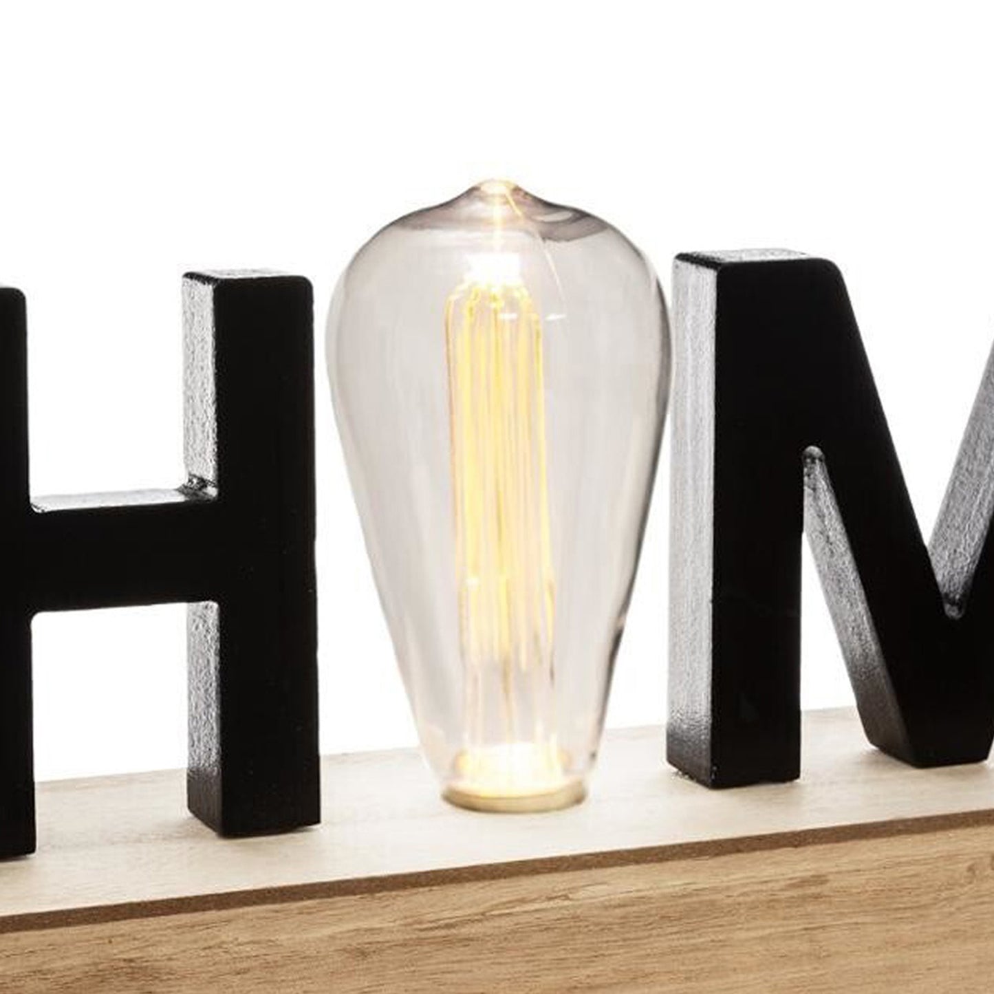 Well Home - Decoración De Palabras Led Iluminación 34x8x16cm