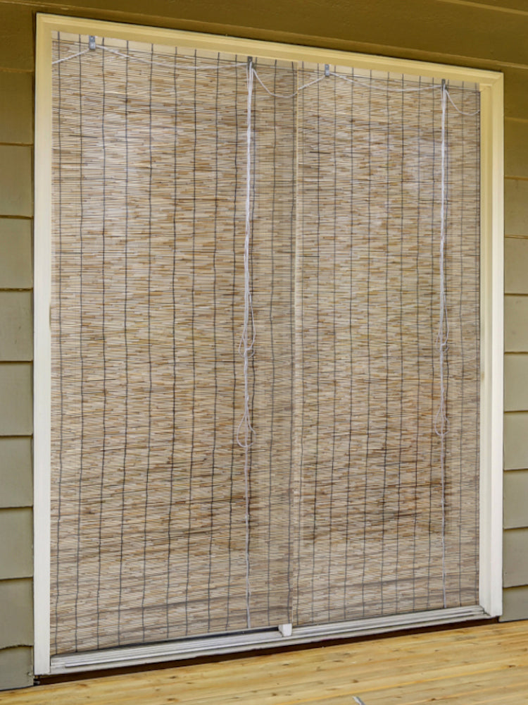 Estor Enrollable| Compuesto 100% Bambú Natural| Cortina Para Ventana O Puerta| Persiana Madera