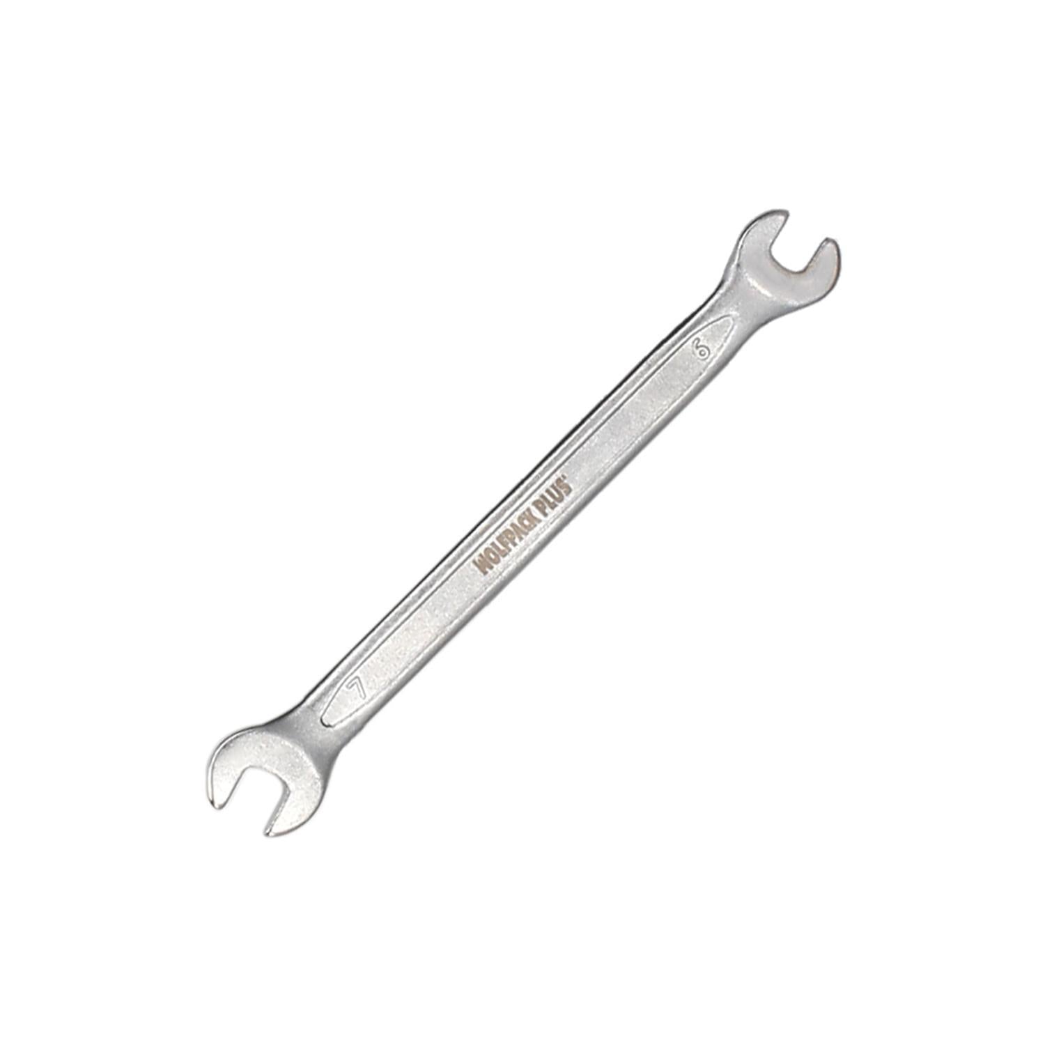 Llave Fija Plus Acero Cromo Vanadio 6x7 Din 3110. Llave Fija, Llave Fija Doble