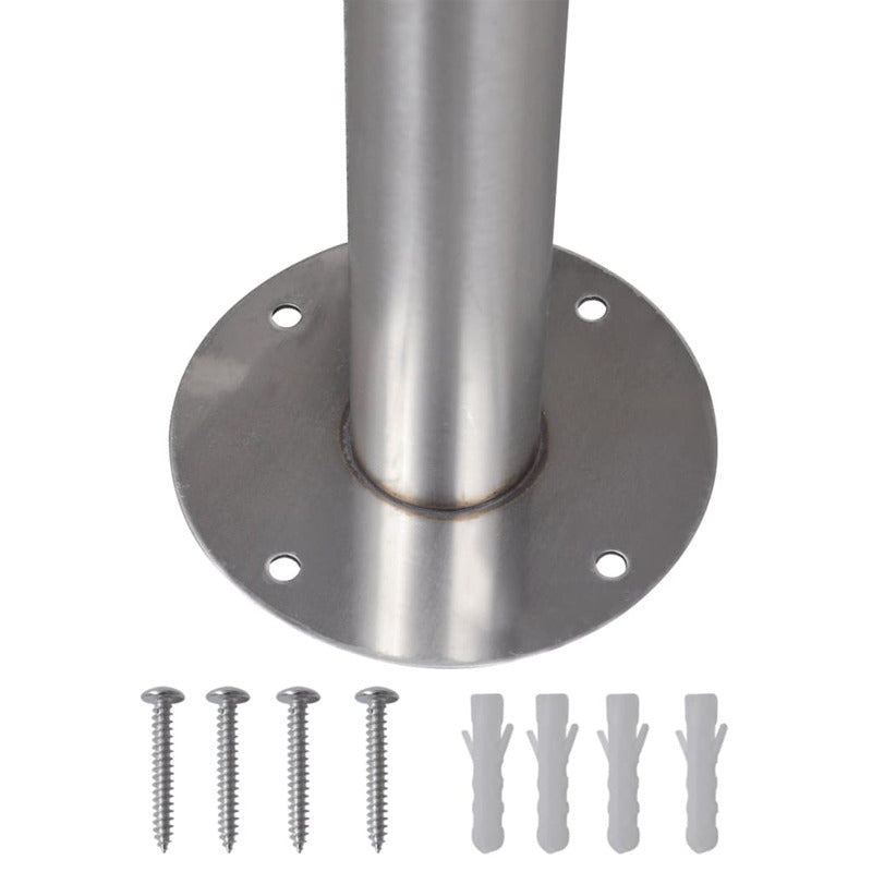 Vidaxl Conjunto De 2 Buzones Con Soporte De Acero Inoxidable_5
