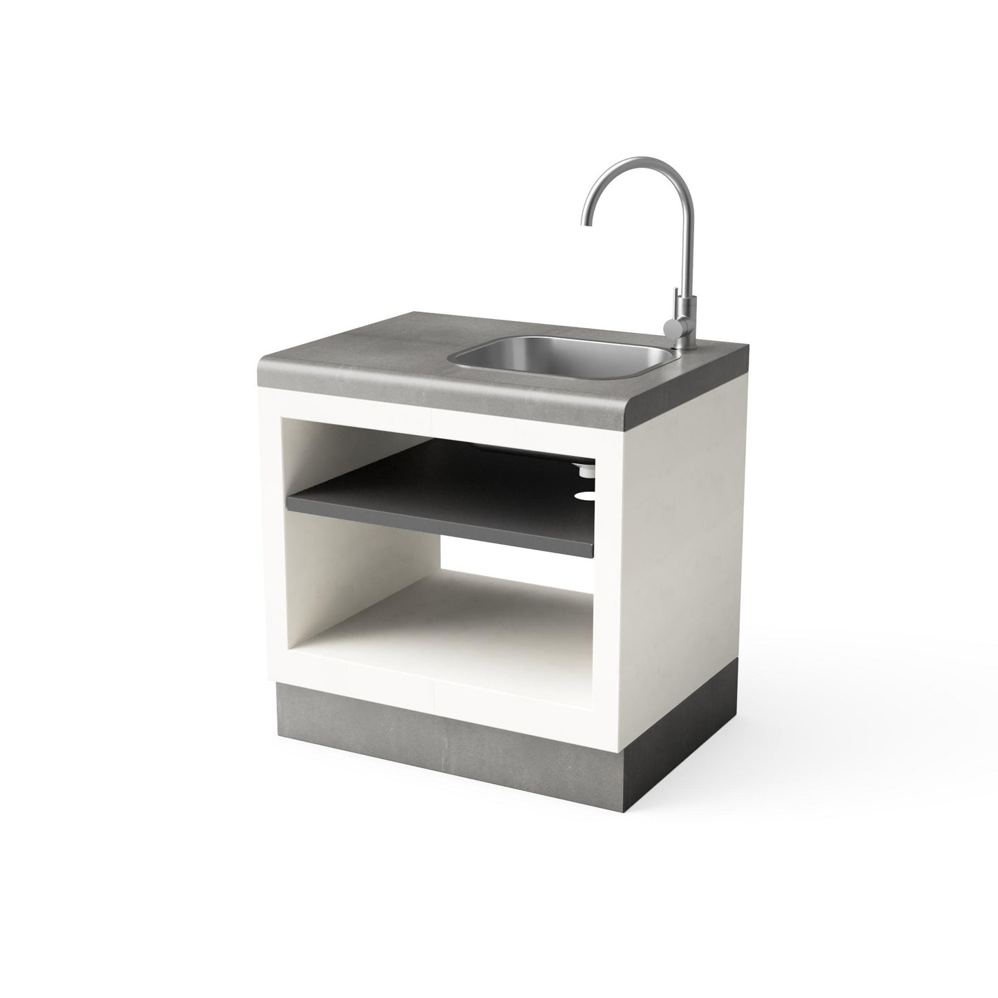 Cocina de exterior Kitaway con barbcacoa y fregadero Tuozi