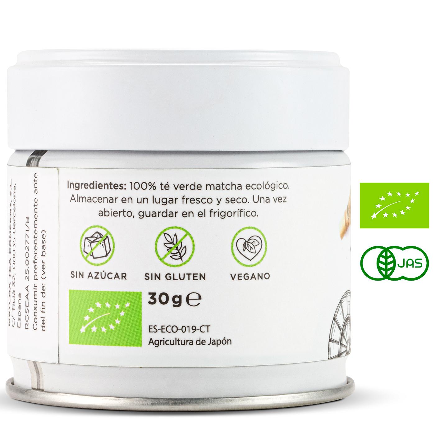 Té Matcha Ceremonial 100% ecológico Matcha & CO 30 g