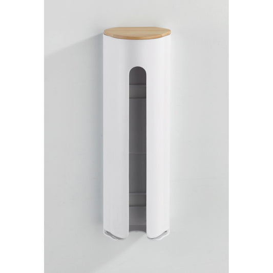 Caja para almohadillas de algodón Laresa blanco Wenko