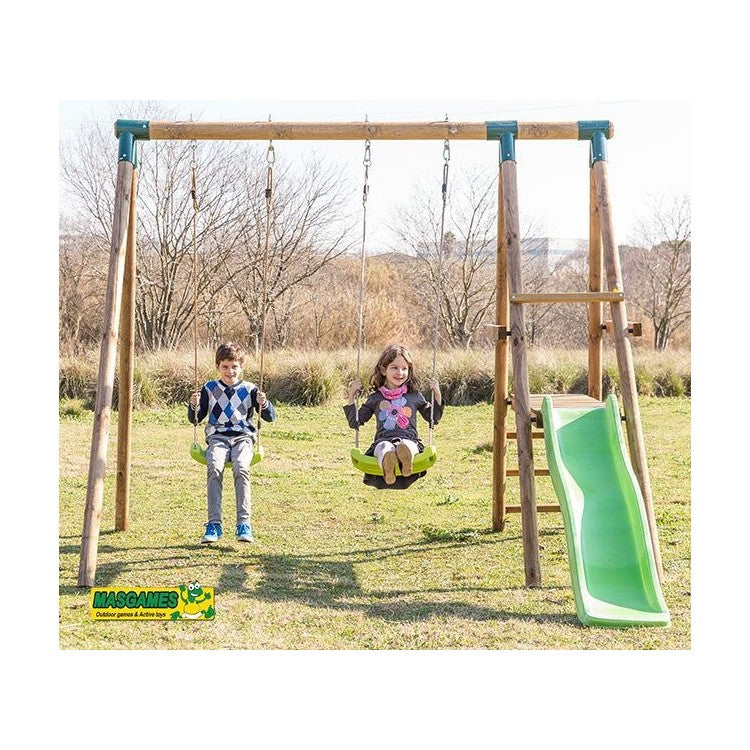 Parque Infantil Masgames Milos M Dos Asientos Planos.