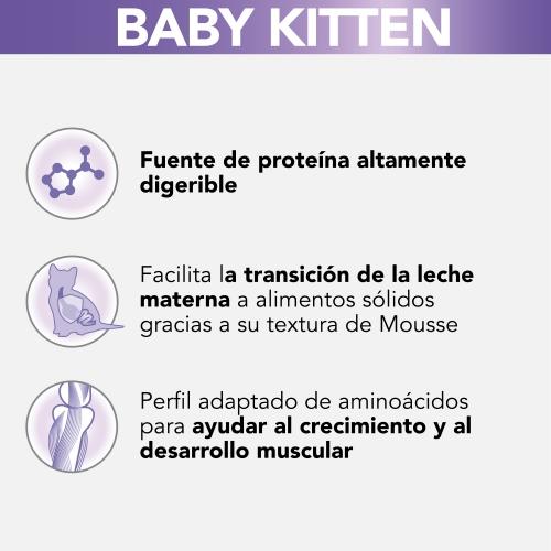 PRO PLAN Gato Lata Moussen Baby Kitten Rico en Pollo 85 g