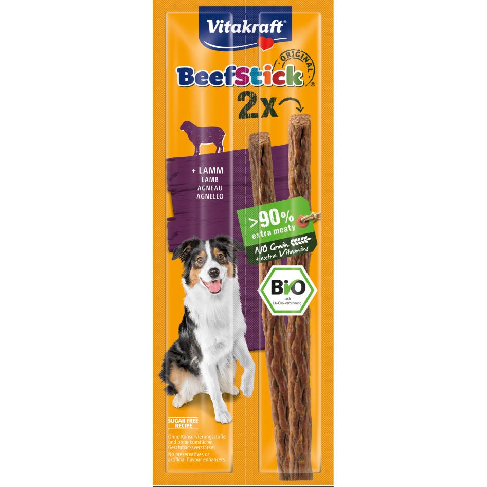 Vitakraft Bio Beef Stick Cordero 2 ud