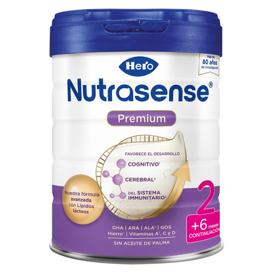 Leche Infantil Nutrasense Premium 2 800 g-Hero Baby