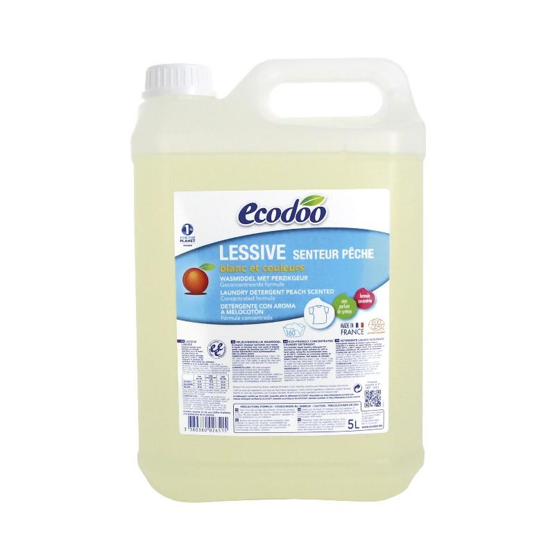 Detergente Líquido Concentrado Melocotón Ecodoo 5 L
