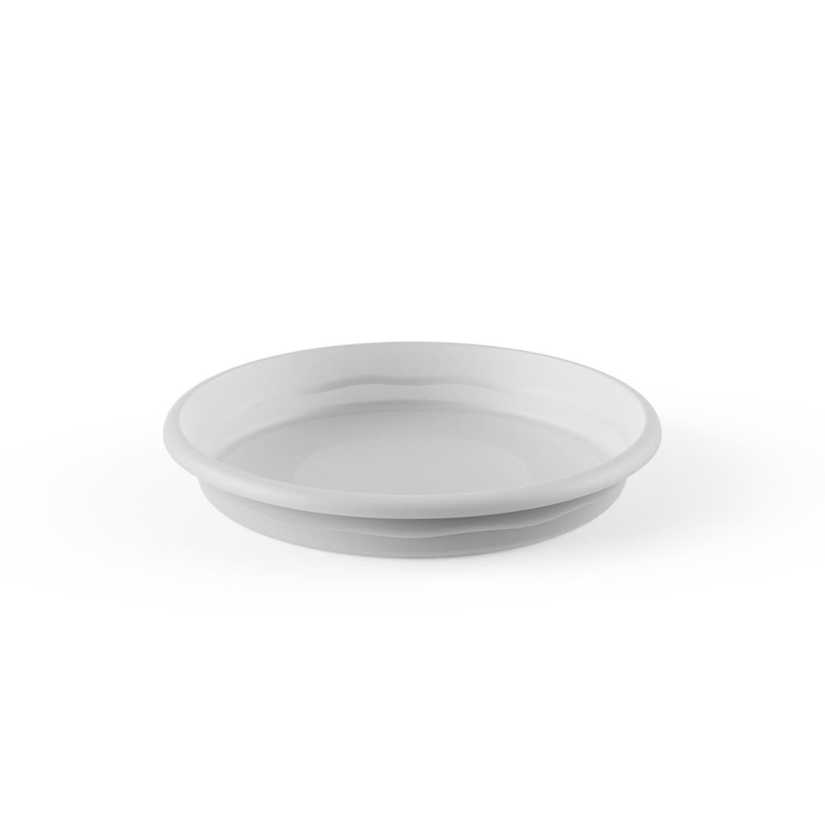 Plato maceta terra color blanco D 20 x 2,8