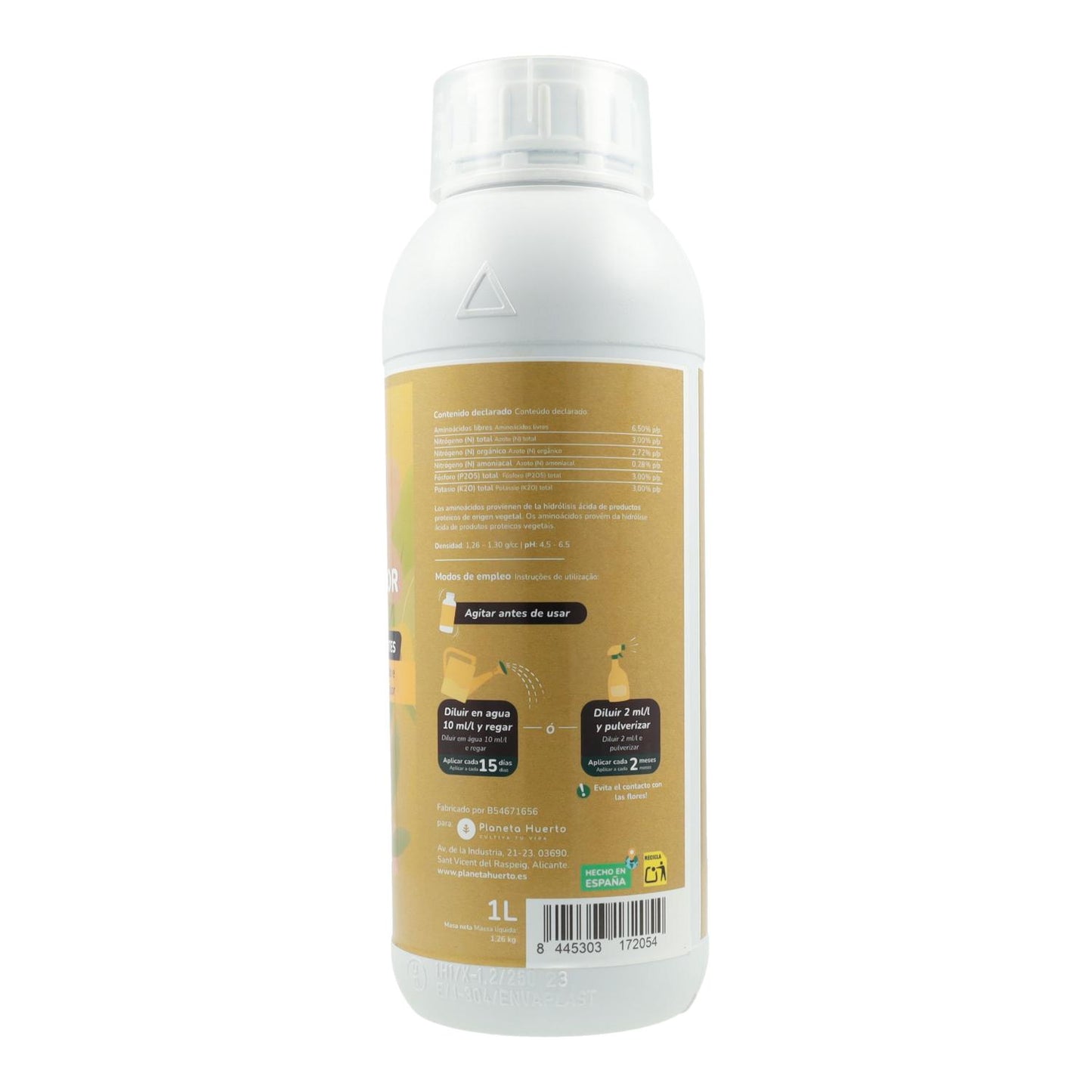 Abono Líquido Plantas de Flor Planeta Huerto 1 l