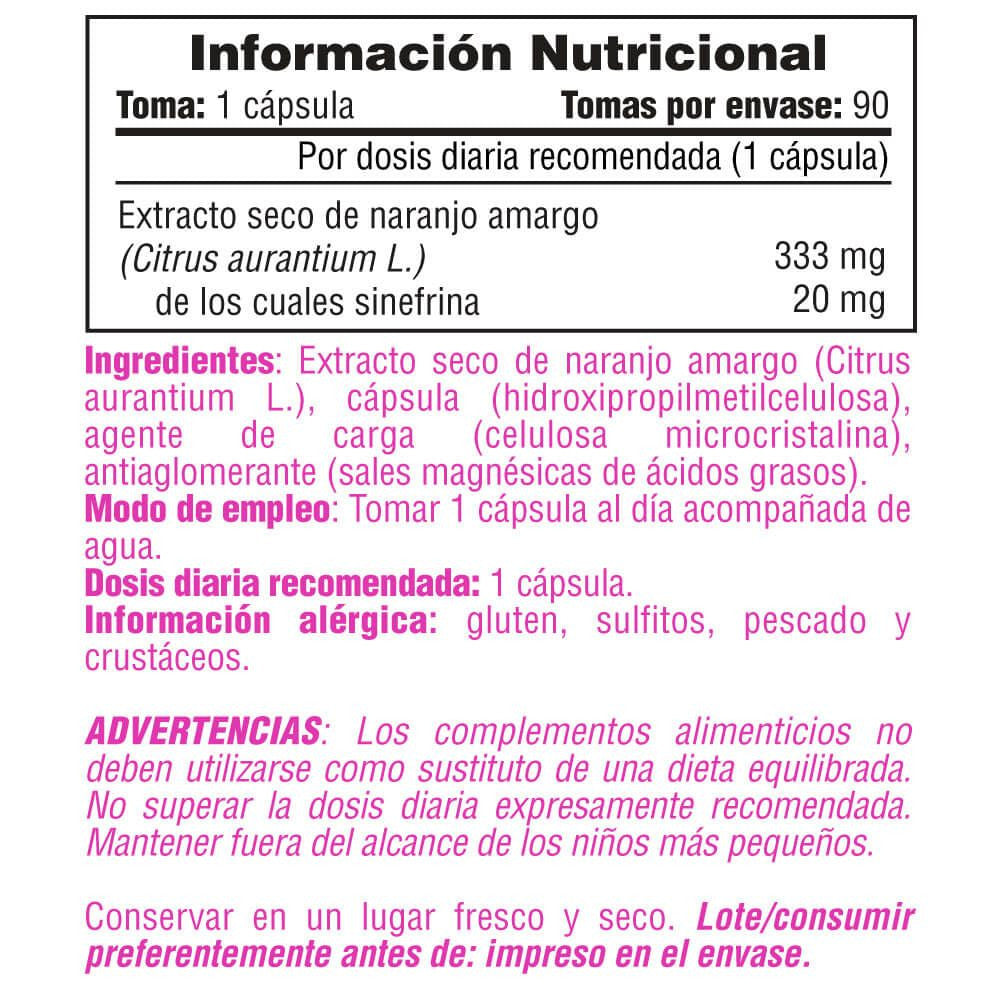 Synephrine (sinefrina) - 90 Cápsulas Vegetales - Salud Y Bienestar - Smart Supplements_5