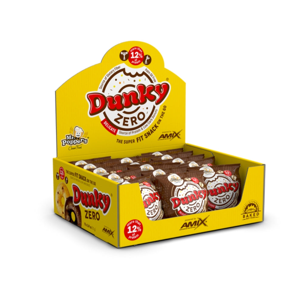 Dunky Zero 15x70gr Sabor Black Cookies Y Chocolate Negro Mr.popper's Amix_0