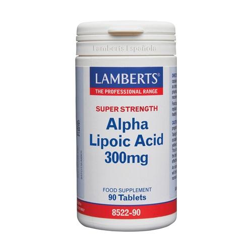 Ácido Alfa Lipoico 300 mg Lamberts, 90 tabletas