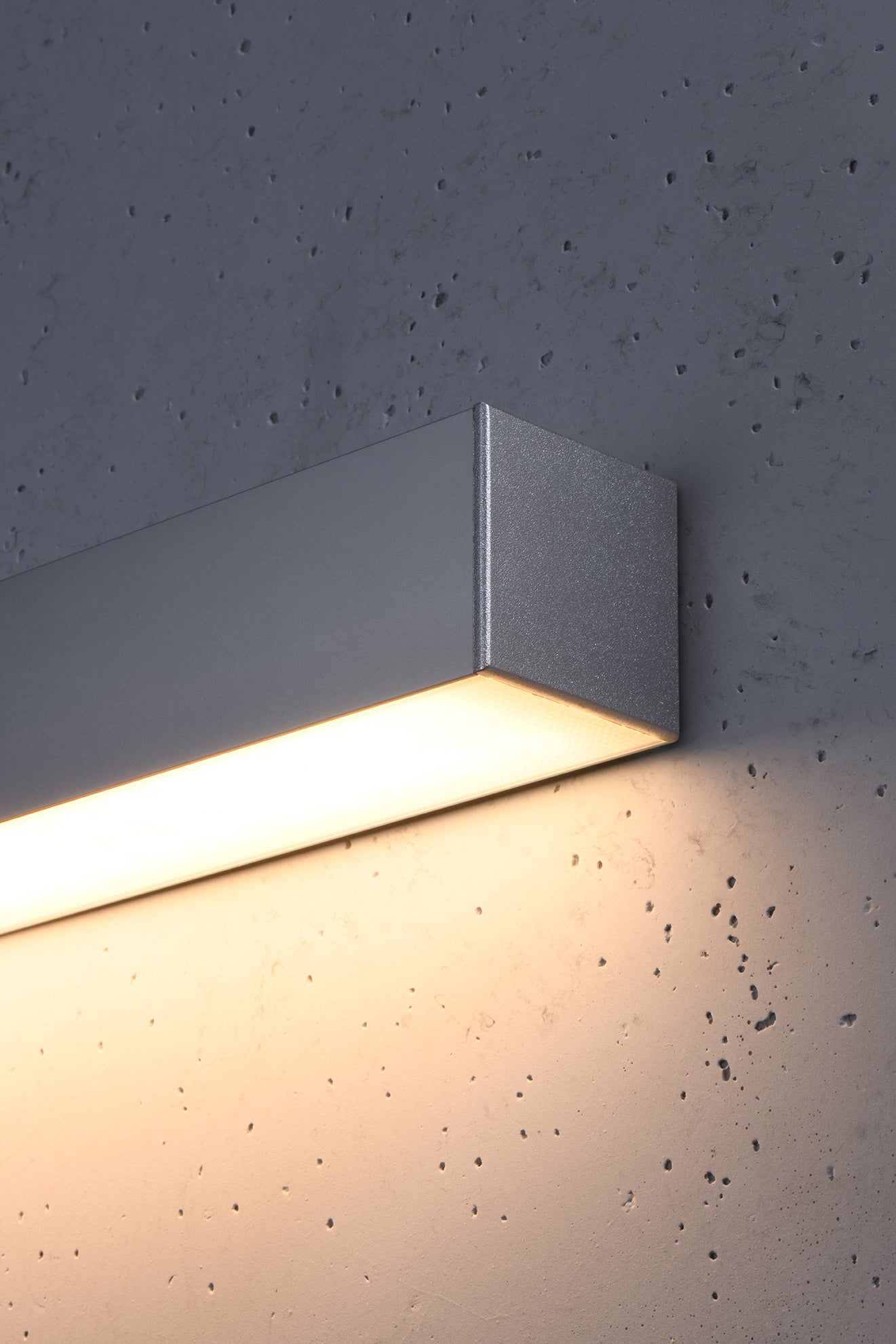 Aplique De Pared Pinne Led 65 Gris, 22w_4