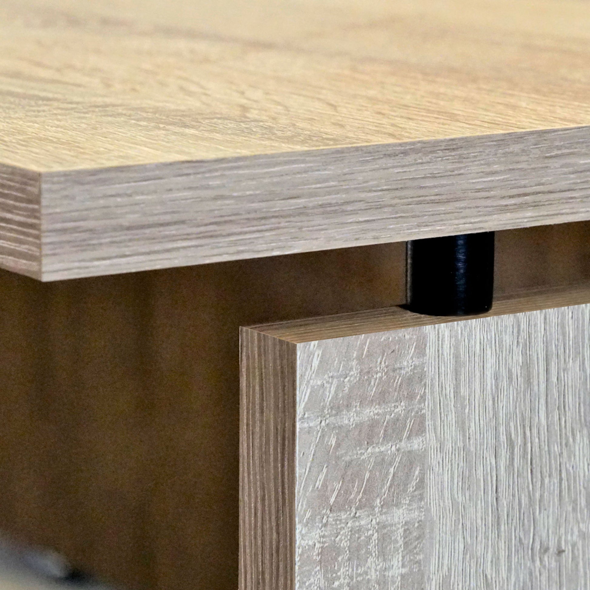 Escritorio, Mesa De Ordenador Oficina, Estudio 76 X 155 X 68 Cm, Despacho, Habitación, Desk, Briebe, Zenith, Madera