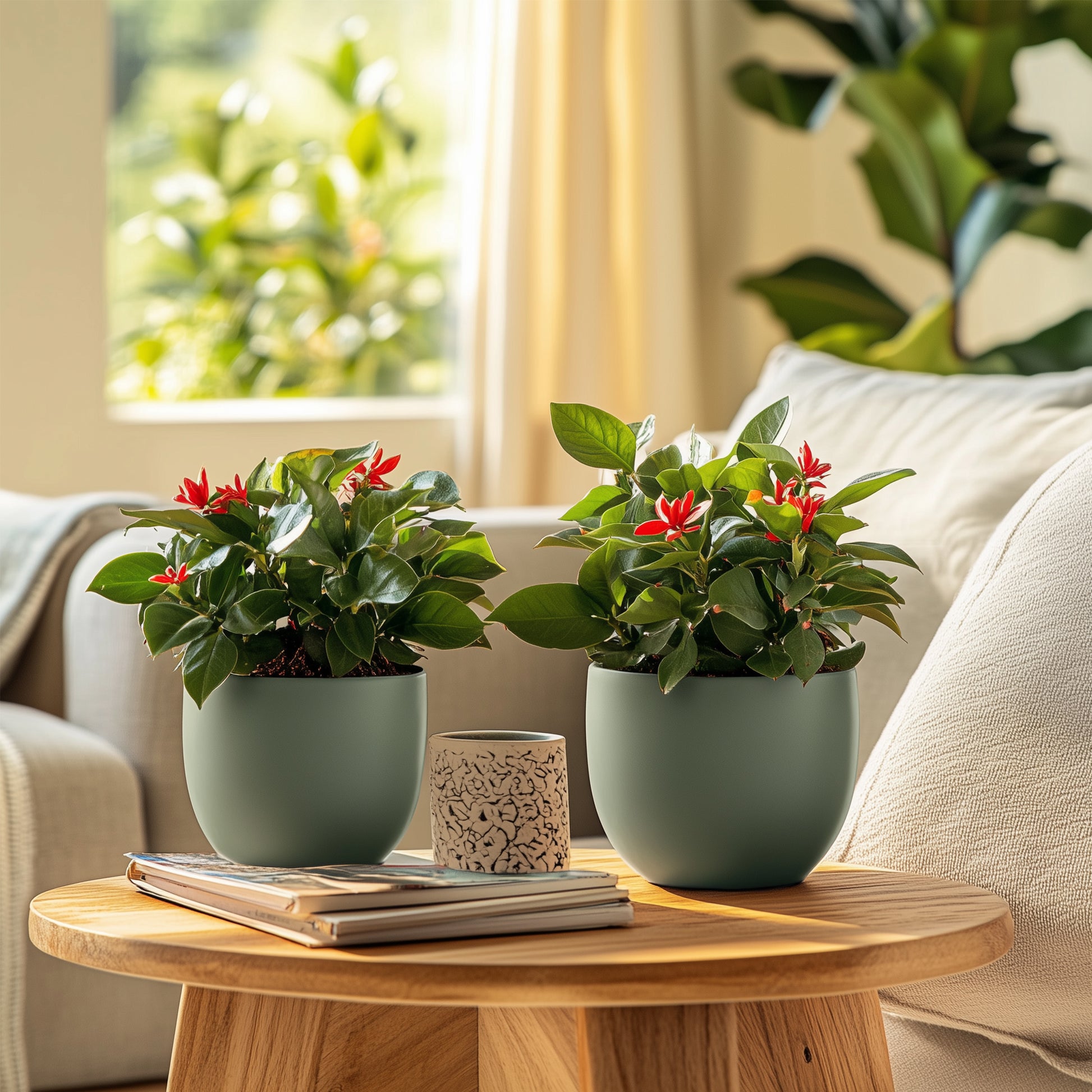 Espina De Cristo - 2 Pzs - Euphorbia 'milii' - Altura 25-35cm - ⌀13cm