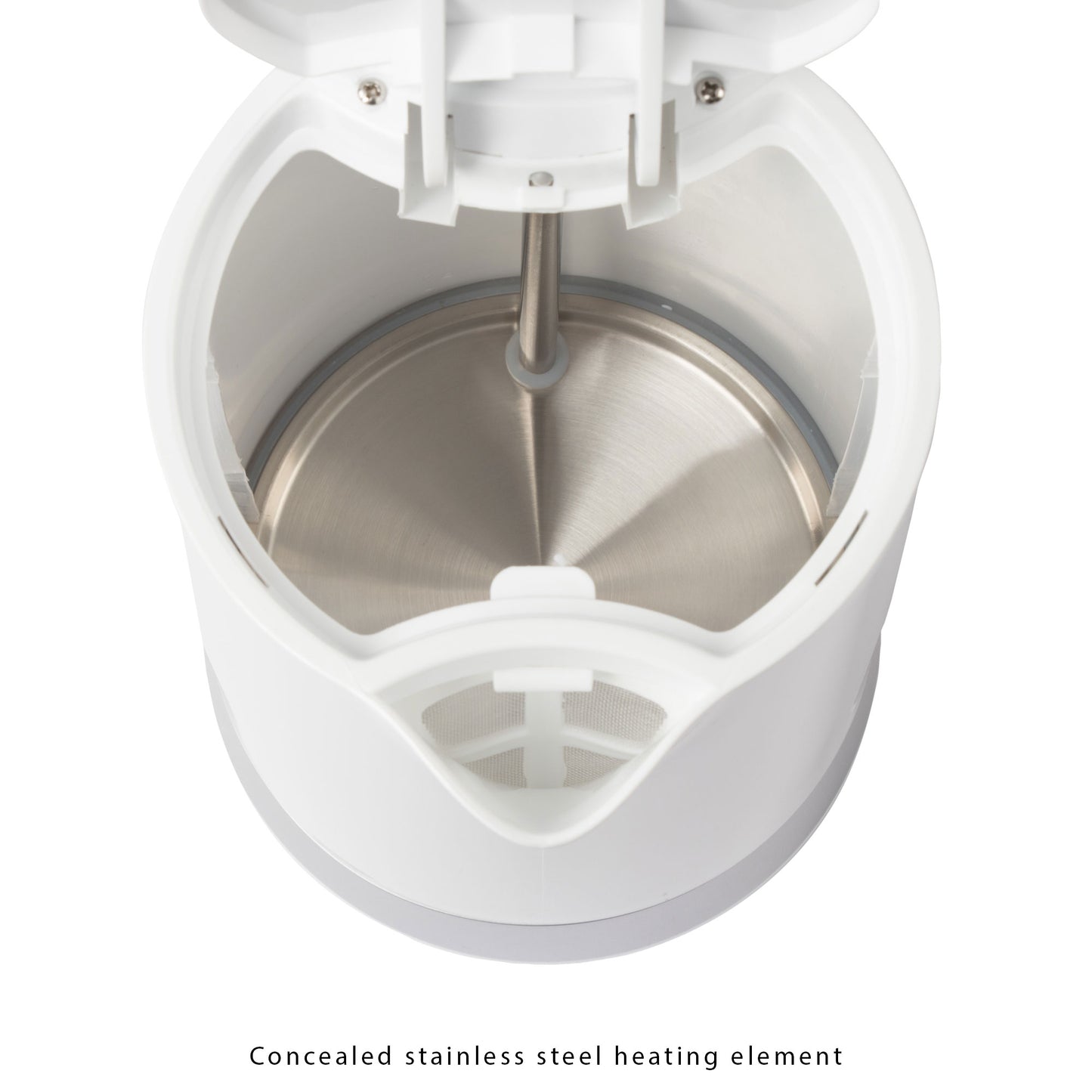 Hervidor Agua Eléctrico, 1,8 L, Sin Bpa, Resistencia Oculta, Inalámbrico, Apagado Automático Clatronic Wk 3452, 2200w