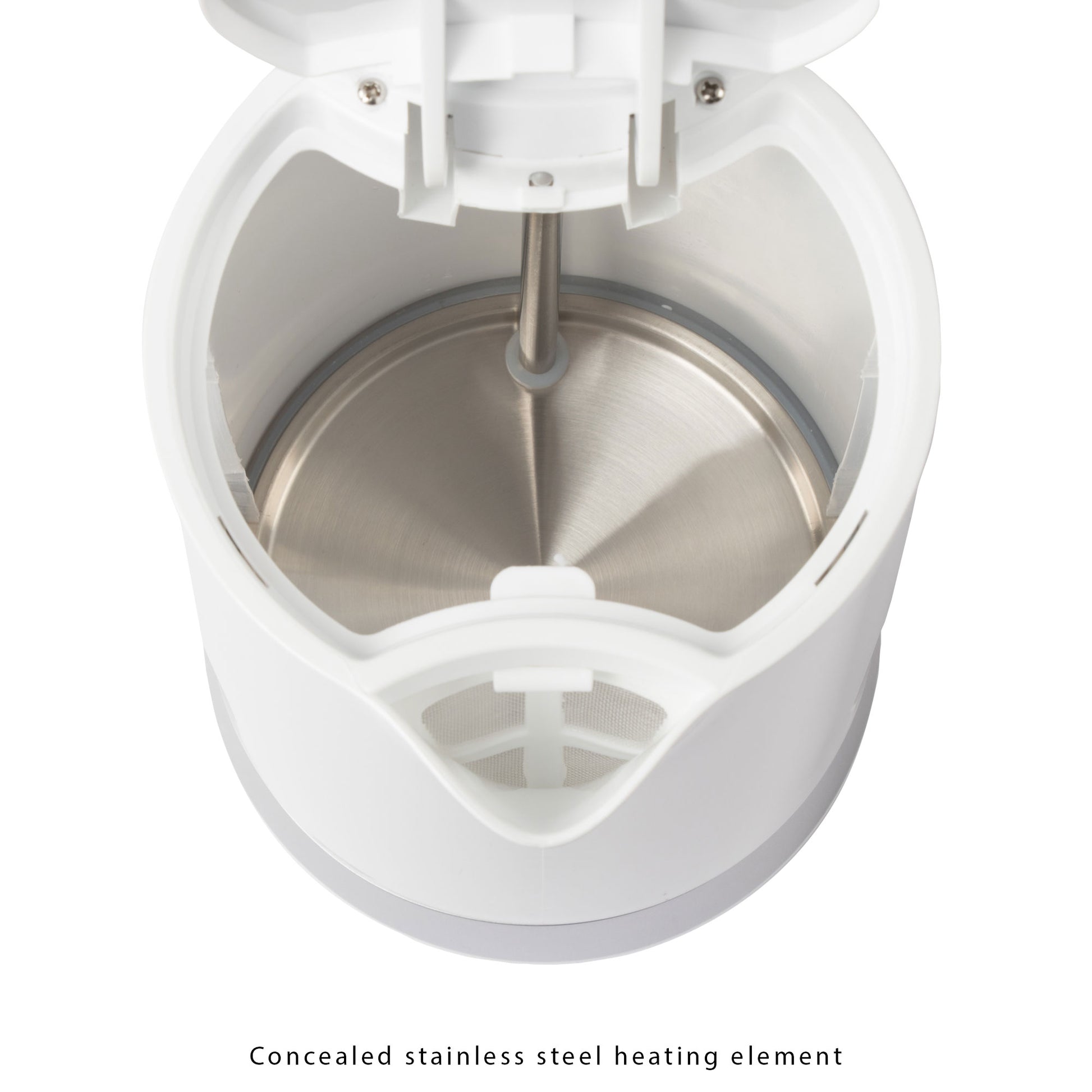 Hervidor Agua Eléctrico, 1,8 L, Sin Bpa, Resistencia Oculta, Inalámbrico, Apagado Automático Clatronic Wk 3452, 2200w