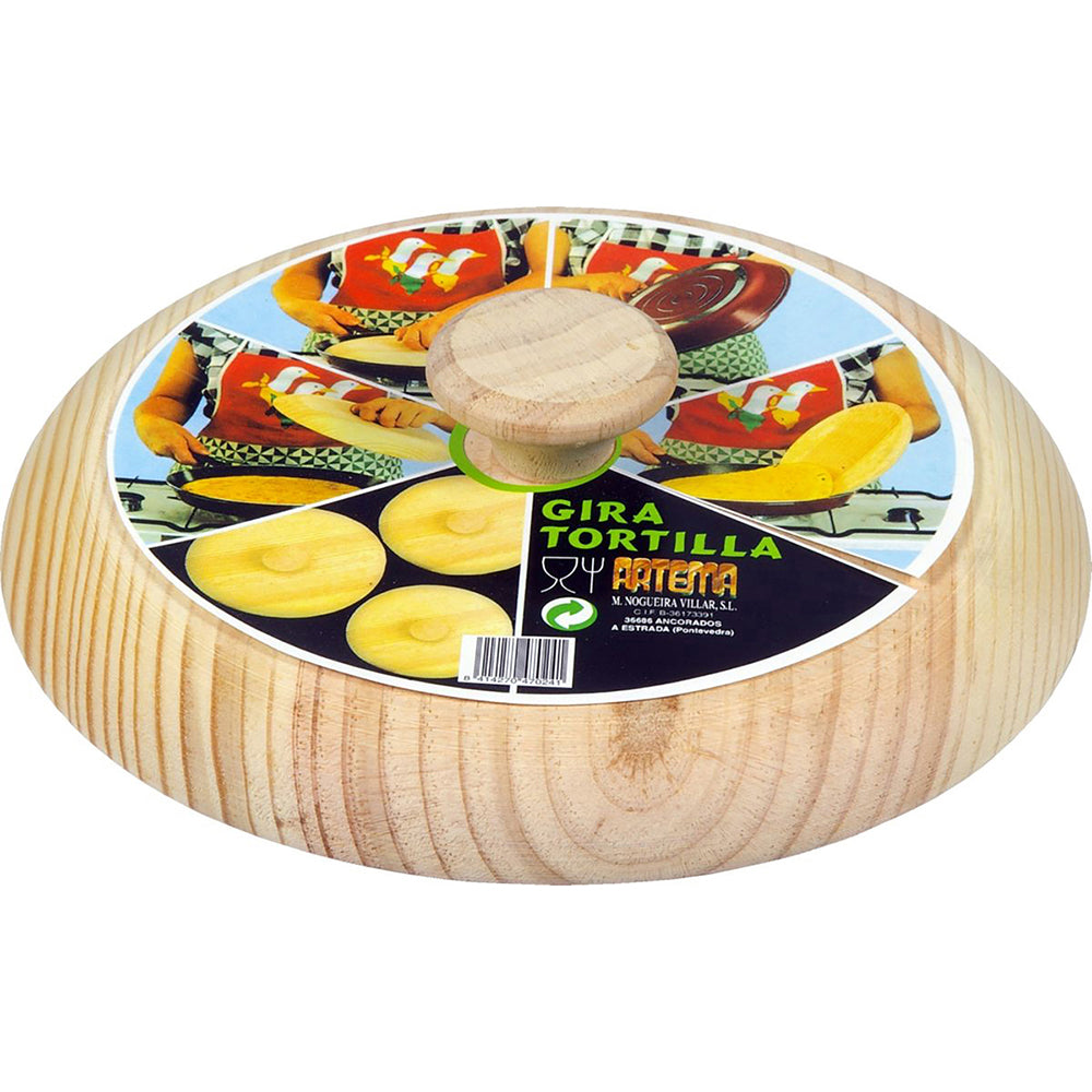 Volteador De Madera Para Tortilla - Ø 26 Cm_0