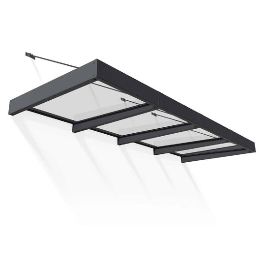 Marquesina para puerta Sophia XL 140x379 cm transparente Canopia