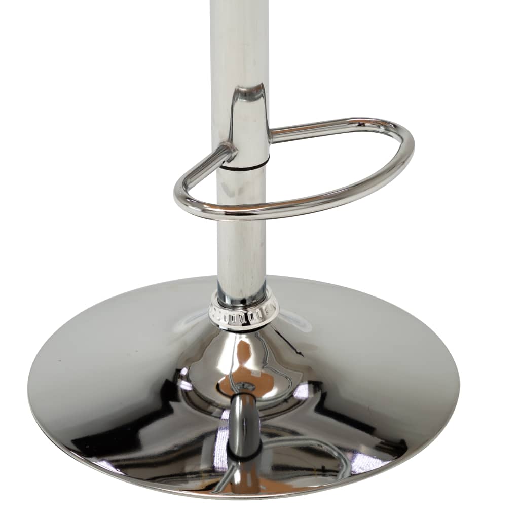 Taburete De Cocina De Madera Curvada Y Cuero Sintético Negro_5
