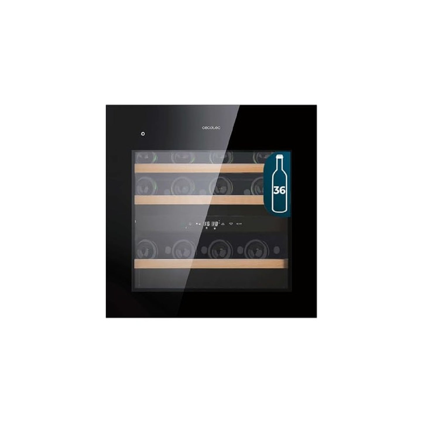 Cecotec Vinoteca Integrables Grandsommelier Duo 36000 Touch Black Compressor_0