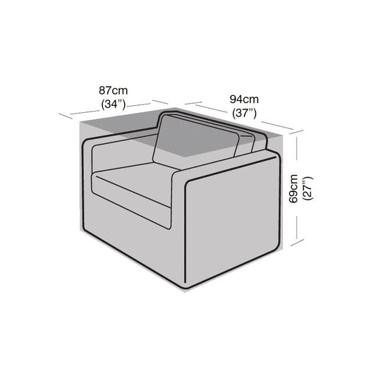 Funda Sillón Con Brazos Pequeño Easy-cover