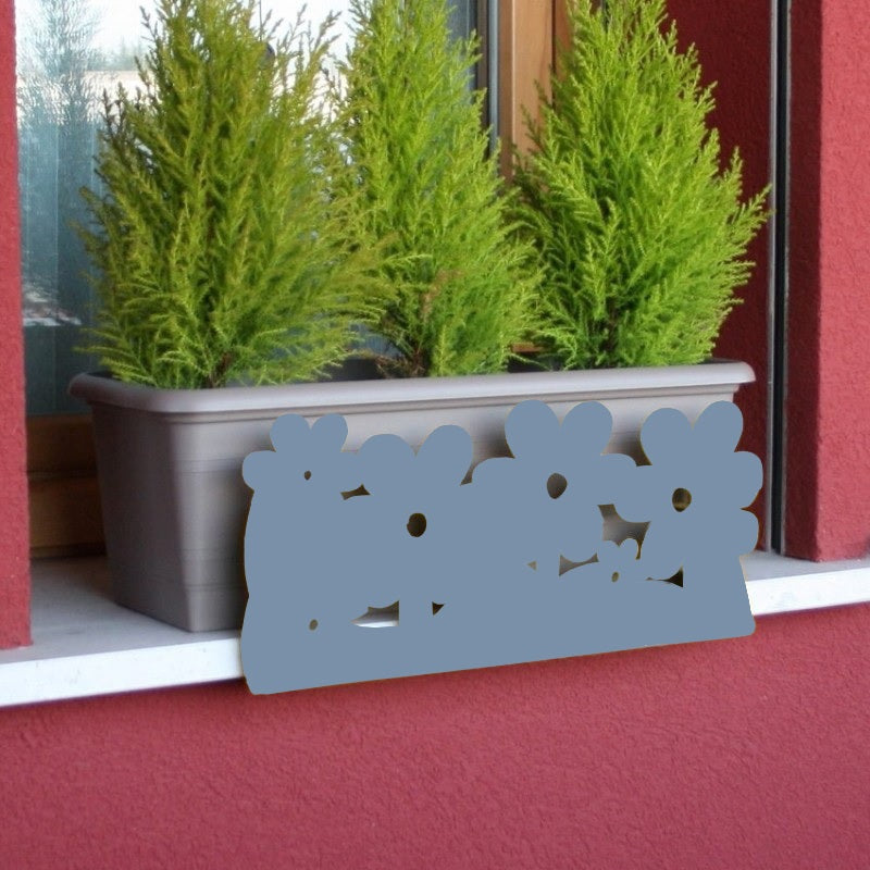 Soporte Jardinera Vasosicuro Flores Gris.