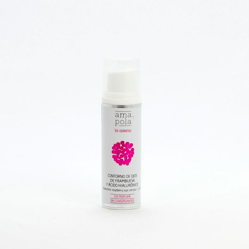 Contorno de ojos frambuesa hialurónico Amapola Biocosmetics