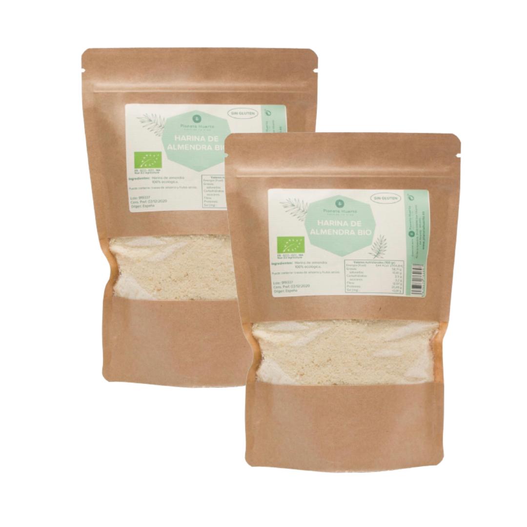 Pack 2x Harina de Almendra Sin Gluten ECO Planeta Huerto 1 kg